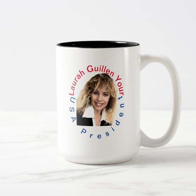 CANECA DE CAFÉ EM DOIS TONS #REALUSAPRESIDENTLAURAHGUILLEN (Direita)