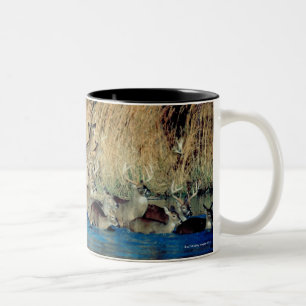 Caneca De Café Em Dois Tons Rebanho dos cervos 2