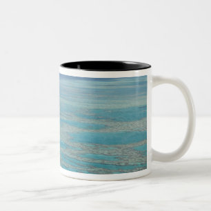 Caneca De Café Em Dois Tons Recifes tropicais, Recifes Excelentes, Queensland,