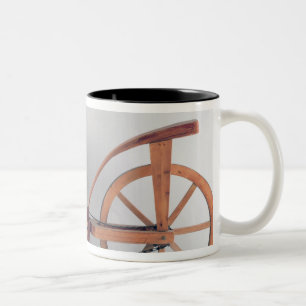 Caneca De Café Em Dois Tons Reconstrução do design de da Vinci