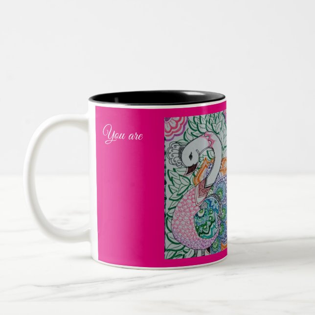 Caneca De Café Em Dois Tons Recordações (Esquerda)