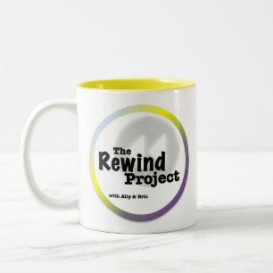 Caneca De Café Em Dois Tons Recuar Mug do Projeto