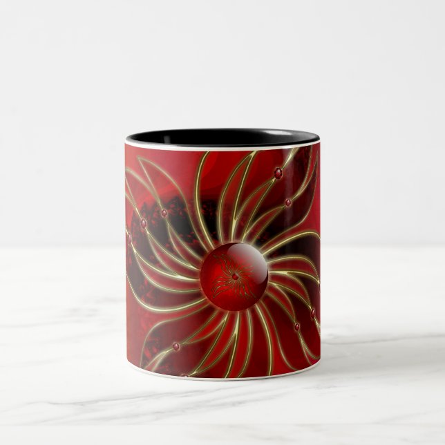 Caneca De Café Em Dois Tons Red As Flame Mug (Centro)