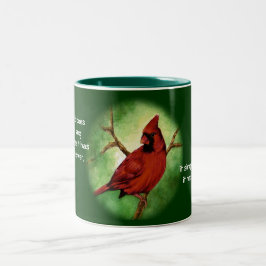Caneca De Café Em Dois Tons Red Cardinal Mug