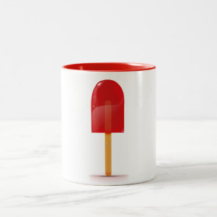 Caneca De Café Em Dois Tons Red Ice Lolly