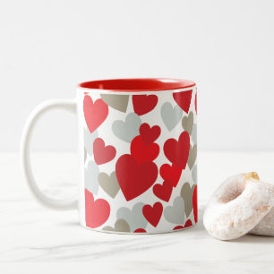 Caneca De Café Em Dois Tons Red Love Mug