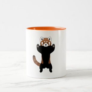 Caneca De Café Em Dois Tons Red Panda