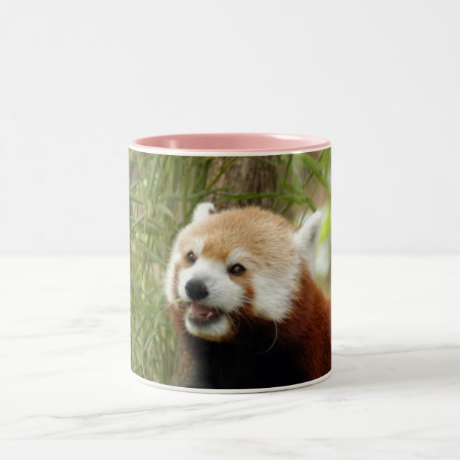 Caneca De Café Em Dois Tons red-panda-033 (Centro)