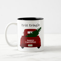 Red Vintage Pegar Caminhão e Árvore de Natal