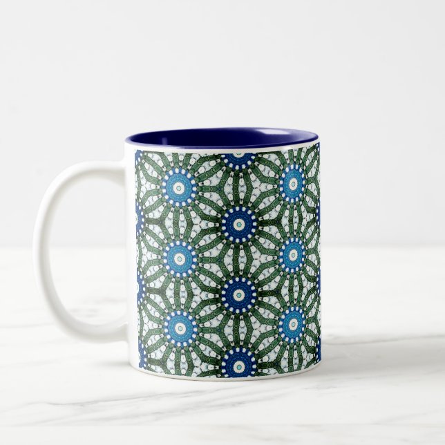 Caneca De Café Em Dois Tons Rede  (Esquerda)