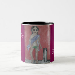 Caneca De Café Em Dois Tons Reflexão da Mug da Imaginação