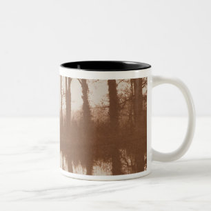 Caneca De Café Em Dois Tons Reflexões, 1843 (foto do sepia)