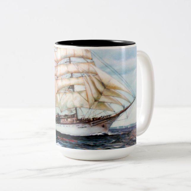 Caneca De Café Em Dois Tons Regata Cutty Sark (Frente Esquerda)