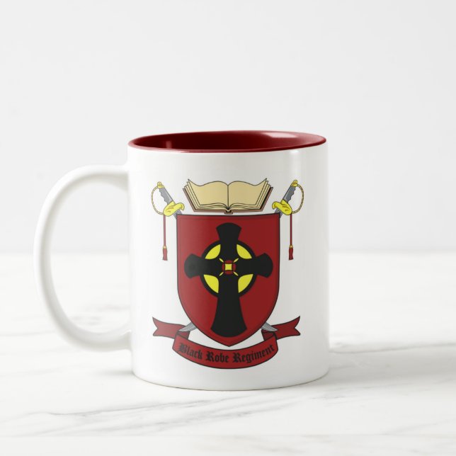 CANECA DE CAFÉ EM DOIS TONS REGIMENTO PRETO DA VESTE (Esquerda)