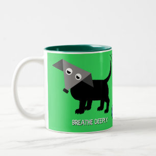 Caneca De Café Em Dois Tons Rego Berto Breath Deeply