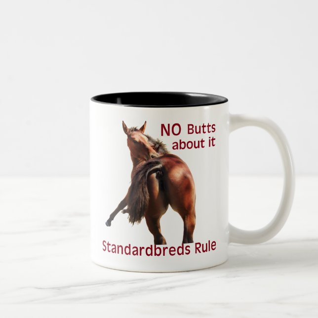 Caneca De Café Em Dois Tons Regra de Standardbreds (Direita)