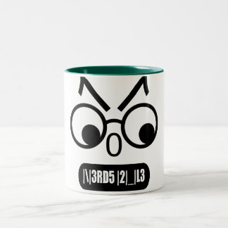 Caneca De Café Em Dois Tons Regra dos nerd