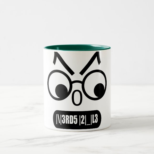 Caneca De Café Em Dois Tons Regra dos nerd (Centro)