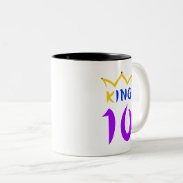 Caneca De Café Em Dois Tons Rei 10