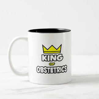 Caneca De Café Em Dois Tons Rei da Obstetrícia