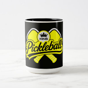 Caneca De Café Em Dois Tons Rei do Pickleball Campeão