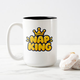 Caneca De Café Em Dois Tons Rei do Sono