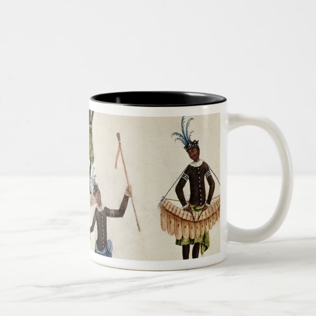 Caneca De Café Em Dois Tons Rei e sua série (Direita)