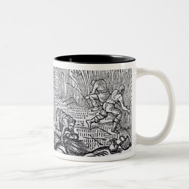Caneca De Café Em Dois Tons Rei Malcolm de Scotland (Direita)