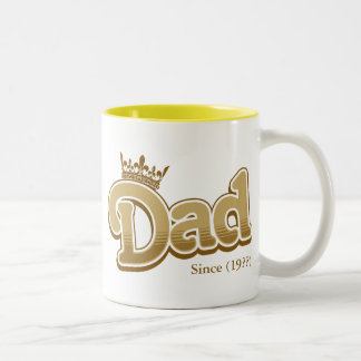 Caneca De Café Em Dois Tons Rei Pai