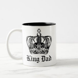 Caneca De Café Em Dois Tons Rei Pai