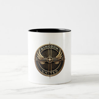 Caneca De Café Em Dois Tons Reino Unido Emblem Coffee Mug