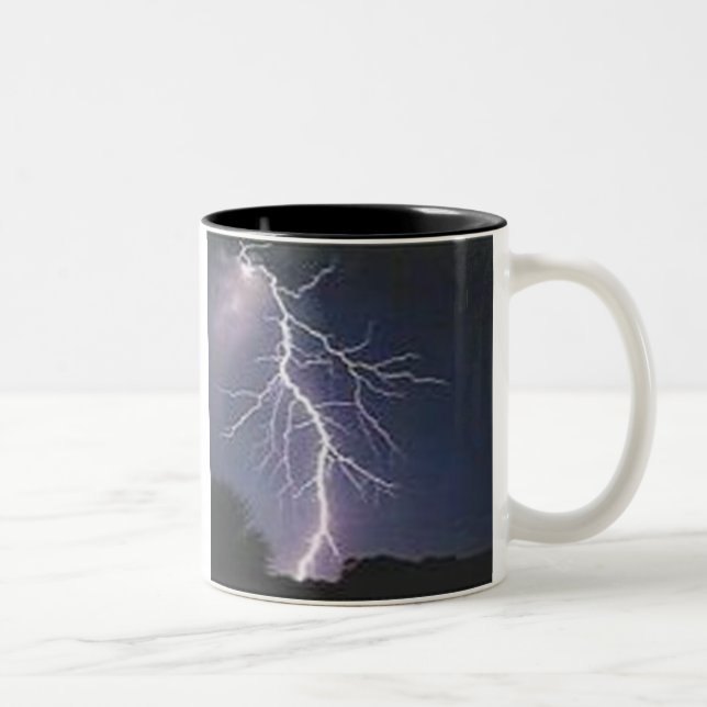Caneca De Café Em Dois Tons Relâmpago (Direita)
