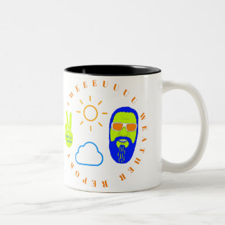 Caneca De Café Em Dois Tons Relatório meteorológico