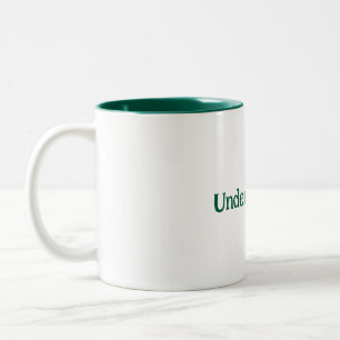 Caneca De Café Em Dois Tons religiosa submissa política Sob Seu Olhar