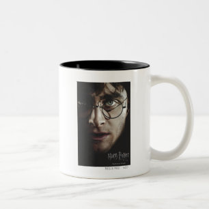 Caneca De Café Em Dois Tons Relíquias Mortais - Harry Potter
