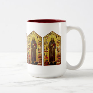 Caneca De Café Em Dois Tons Renascimento de Francisco de Assis do santo