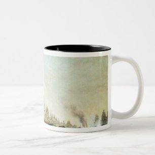 Caneca De Café Em Dois Tons Rendição 'do Santissima Trinidad a