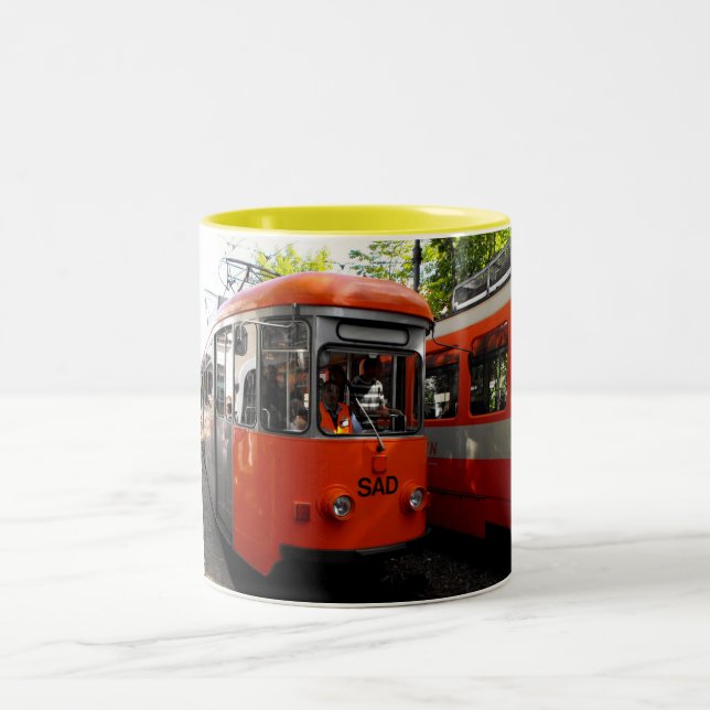 Caneca De Café Em Dois Tons Renon Historical Rail (Centro)