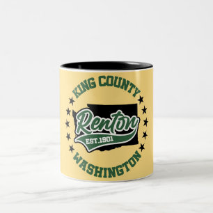Caneca De Café Em Dois Tons Renton, Washington