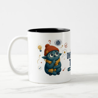 Caneca De Café Em Dois Tons Repensar Isto É Divertido