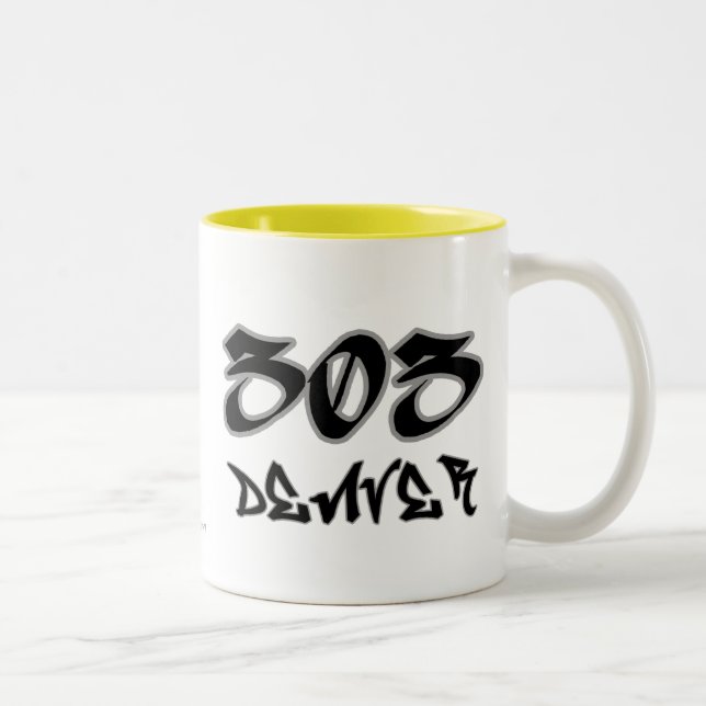Caneca De Café Em Dois Tons Representante Denver (303) (Direita)