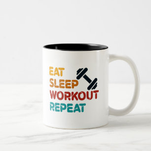 Caneca De Café Em Dois Tons Reproduza a operação de repouso