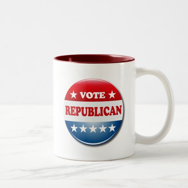 CANECA DE CAFÉ EM DOIS TONS REPUBLICANO DO VOTO (Direita)