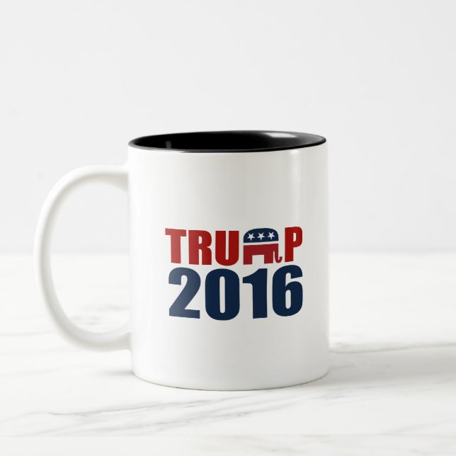 CANECA DE CAFÉ EM DOIS TONS REPUBLICANOS PARA O TRUNFO 2016 (Esquerda)
