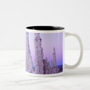 Caneca De Café Em Dois Tons Reserva de Mono Lake. Califórnia. EUA. Tufa