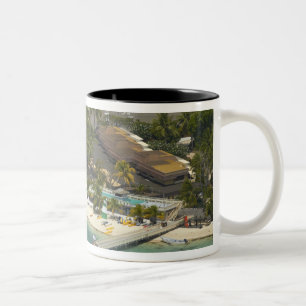 Caneca De Café Em Dois Tons Resort Plantation Island, Malolo Lailai Island