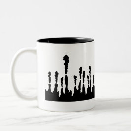 Caneca De Café Em Dois Tons Respiradouro hidrotermal do alto mar