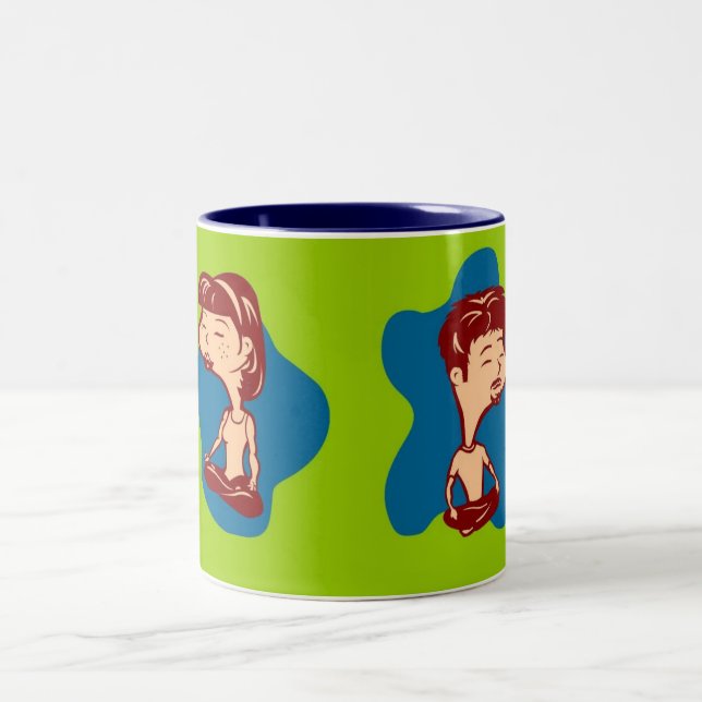 Caneca De Café Em Dois Tons Respire (Centro)