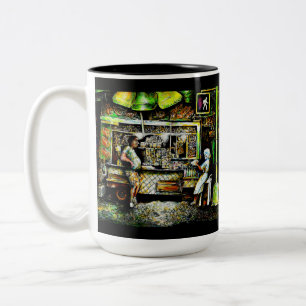 Caneca De Café Em Dois Tons Resplandecente