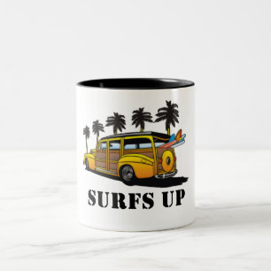 Caneca De Café Em Dois Tons ressacas acima